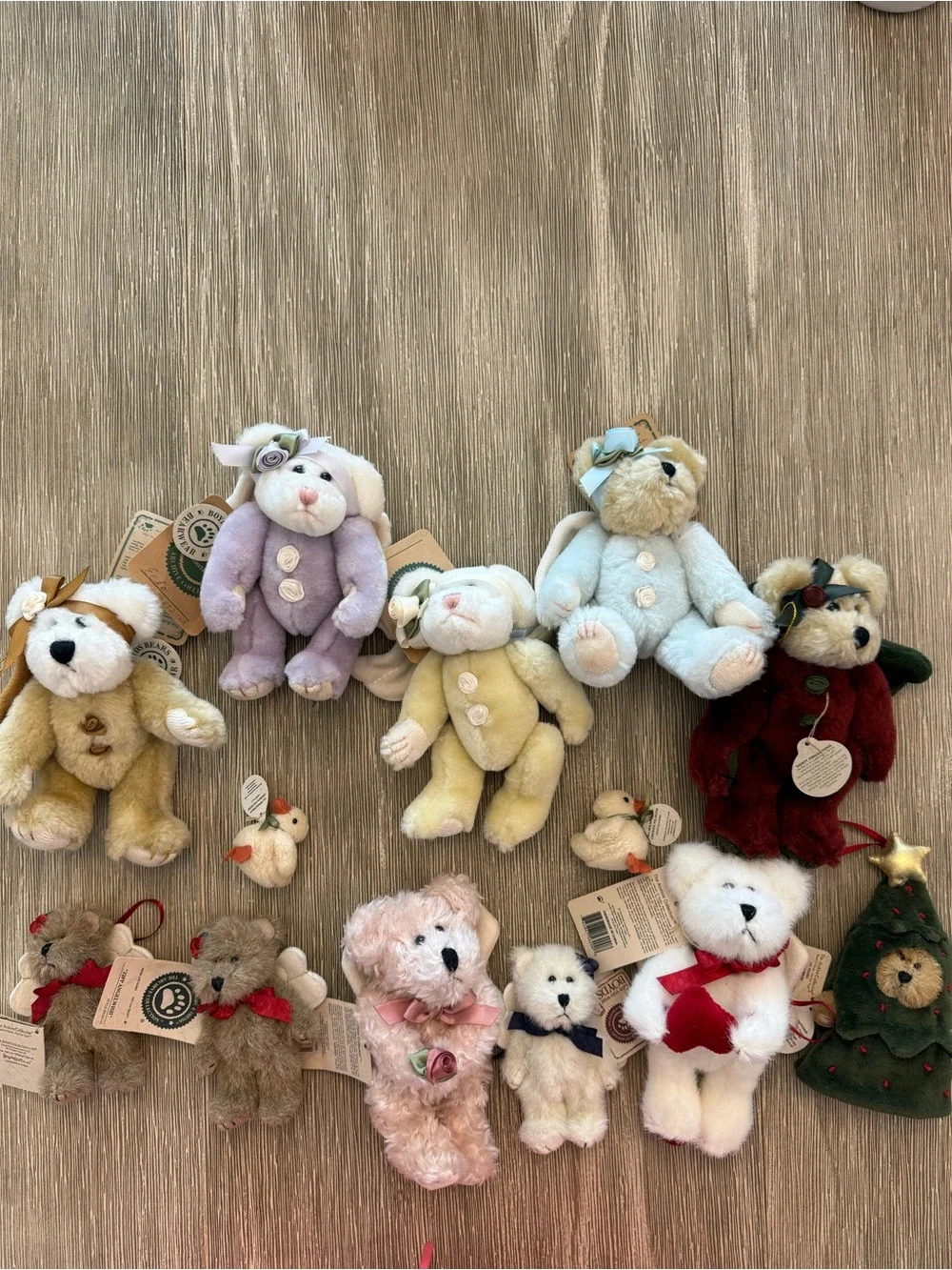 Vintage Boyd’s Bears Archive Collection Plush Lot 13 NWT Ornaments